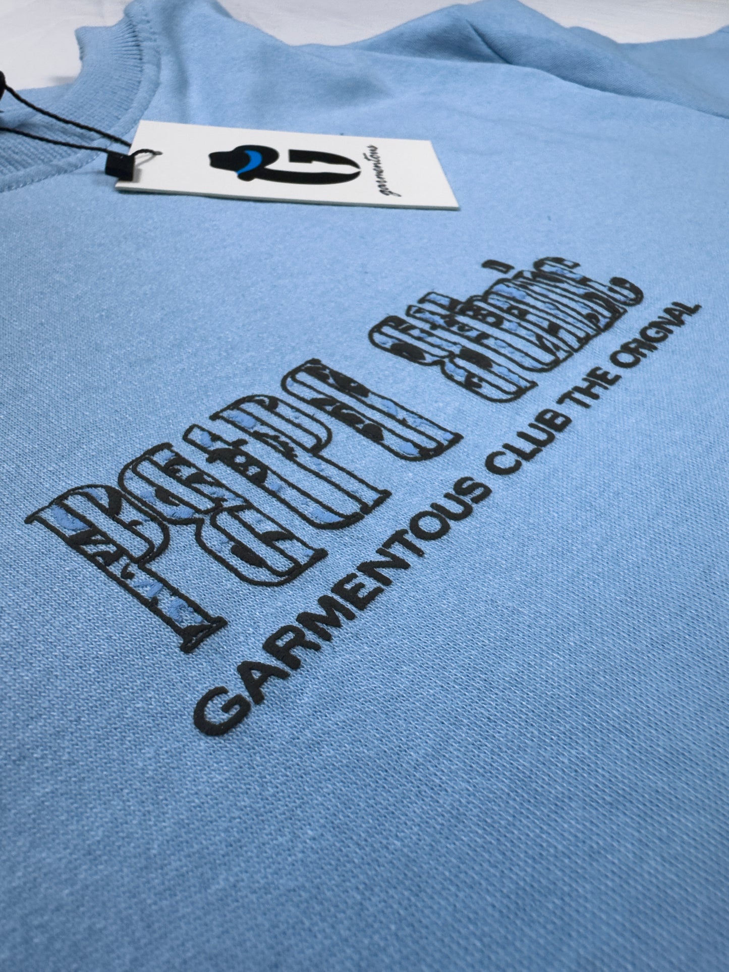 Garmentous club unisex signature tee-Blue Edition