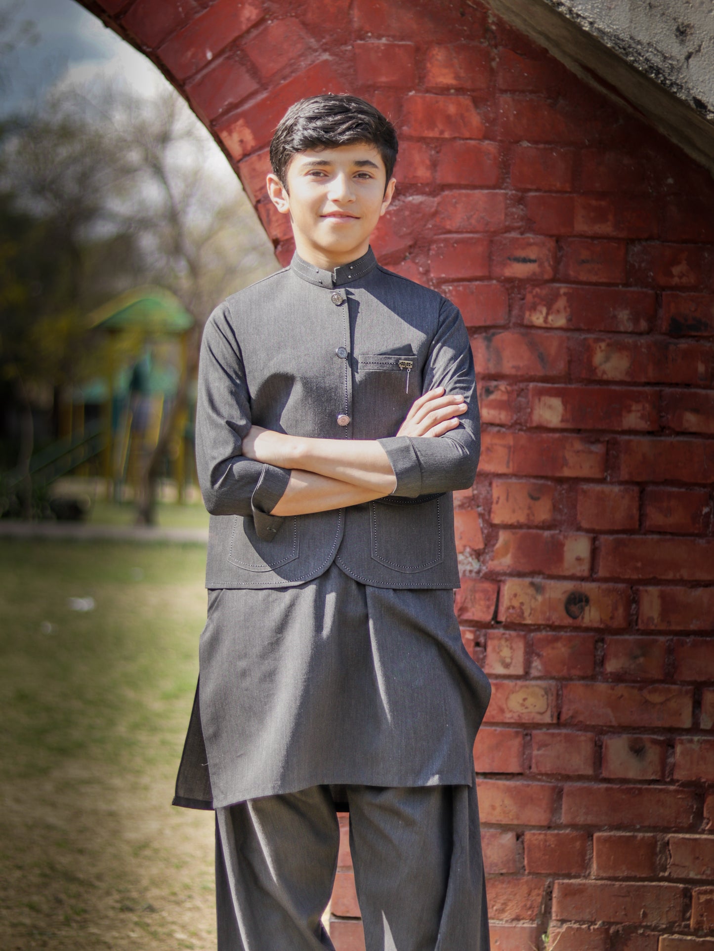 Shalwar Kameez with waist coat for Boys – Graceful, Stylish, and Everlasting