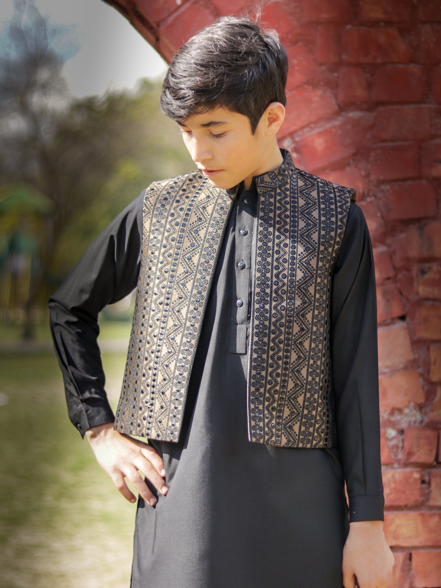 Shalwar Kameez with waist coat for Boys – Graceful, Stylish, and Everlasting