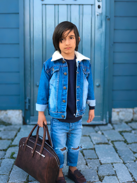 Kids Stylish Denim Jacket by MNG -