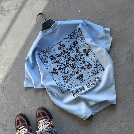 Garmentous club unisex signature tee-Blue Edition