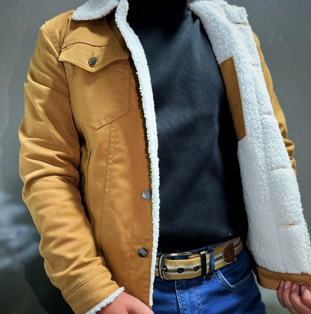 PC JEANS Denim style Jacket – Premium Comfort and Style for Winter