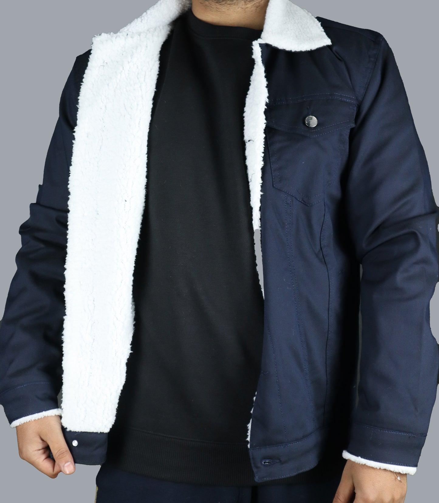 PC JEANS Denim style Jacket – Premium Comfort and Style for Winter